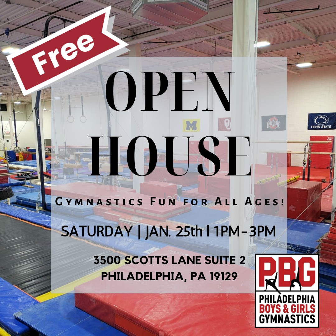 Open House at PBG Saturday, January 25